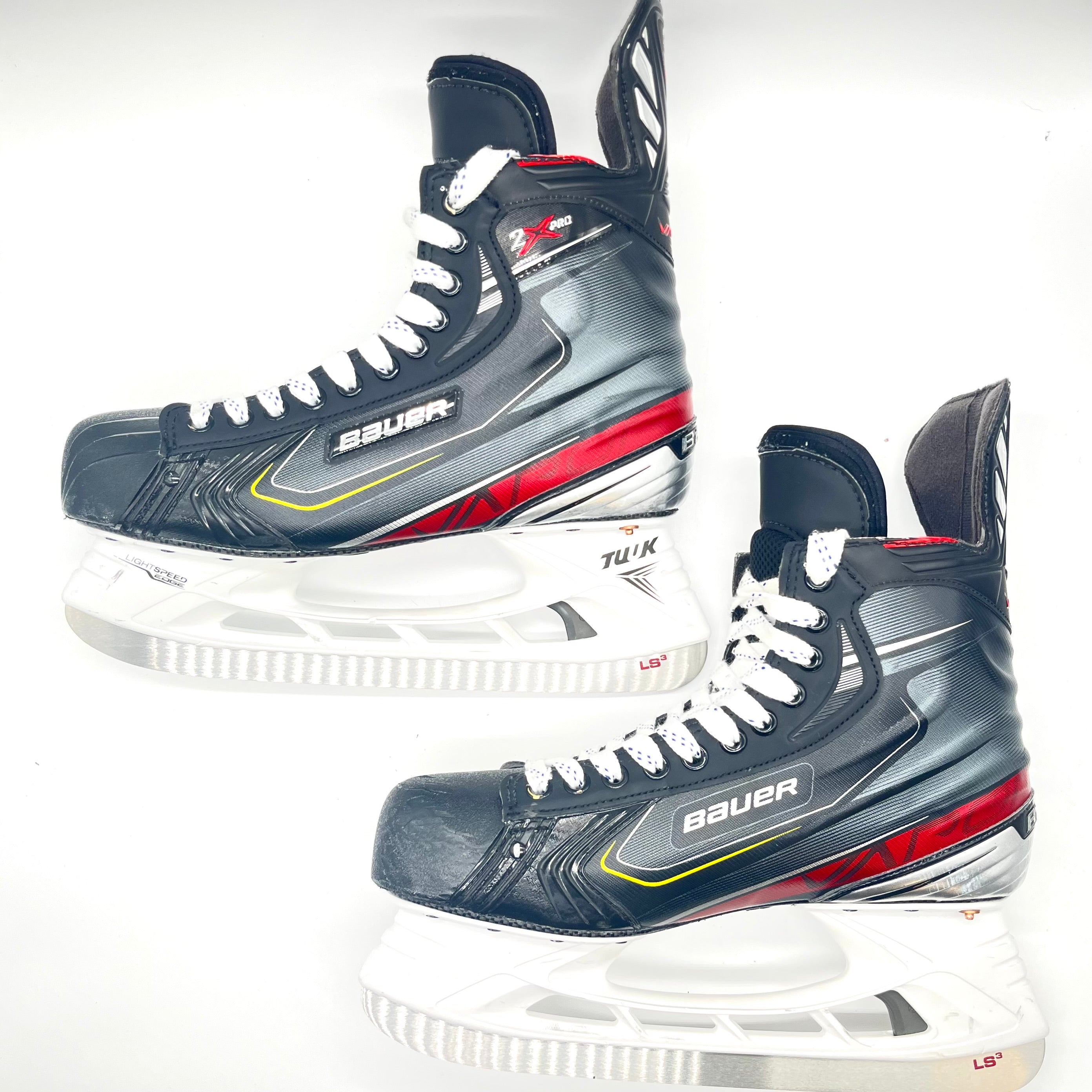 Bauer Vapor 2X Pro - Patins de hockey d'occasion NHL Pro Stock - Erik Johnson #5